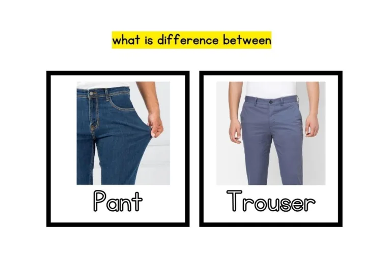 Pant vs Trouser