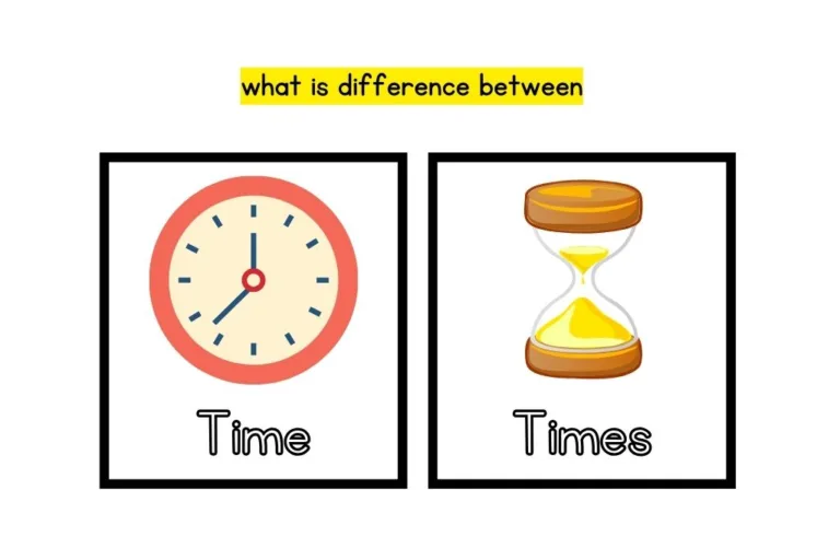 Time vs Times